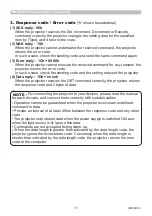 Preview for 11 page of Maxell MP-EW5002 User Manual – Operating Manual