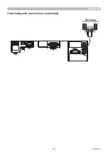 Preview for 27 page of Maxell MP-JW351E User Manual