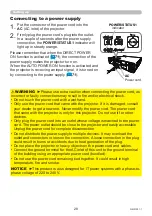 Preview for 28 page of Maxell MP-JW351E User Manual