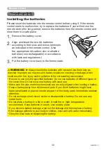 Preview for 30 page of Maxell MP-JW351E User Manual