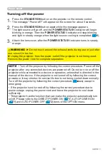 Preview for 34 page of Maxell MP-JW351E User Manual