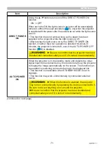 Preview for 71 page of Maxell MP-JW351E User Manual