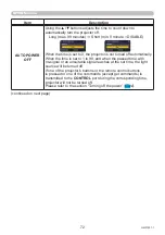 Preview for 72 page of Maxell MP-JW351E User Manual