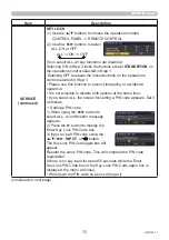 Preview for 75 page of Maxell MP-JW351E User Manual