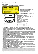 Preview for 4 page of Maxell MP-TW3001 User Manual