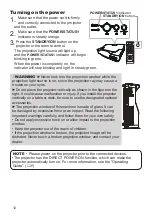 Preview for 12 page of Maxell MP-TW3001 User Manual