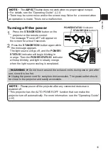 Preview for 15 page of Maxell MP-TW3001 User Manual