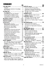 Preview for 2 page of Maxell MP-TW3011 User Manual