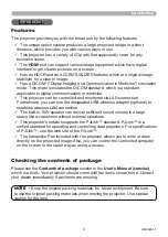 Preview for 3 page of Maxell MP-TW3011 User Manual