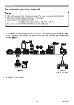 Preview for 14 page of Maxell MP-TW3011 User Manual