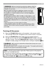 Preview for 29 page of Maxell MP-TW3011 User Manual