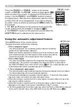 Preview for 34 page of Maxell MP-TW3011 User Manual