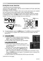 Preview for 40 page of Maxell MP-TW3011 User Manual