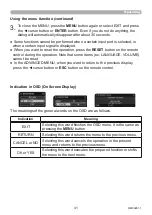 Preview for 41 page of Maxell MP-TW3011 User Manual