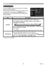 Preview for 50 page of Maxell MP-TW3011 User Manual