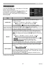 Preview for 67 page of Maxell MP-TW3011 User Manual