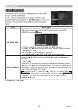 Preview for 72 page of Maxell MP-TW3011 User Manual