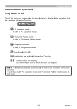 Preview for 105 page of Maxell MP-TW3011 User Manual