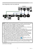 Preview for 11 page of Maxell MP-WU5503 User Manual