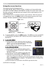 Preview for 40 page of Maxell MP-WU5503 User Manual