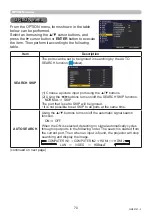 Preview for 70 page of Maxell MP-WU5503 User Manual