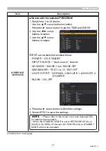 Preview for 77 page of Maxell MP-WU5503 User Manual