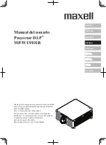 Preview for 99 page of Maxell MP-WU9101B User Manual