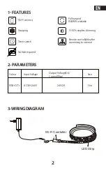 Preview for 2 page of Maxell MSLEDS-10M User Manual