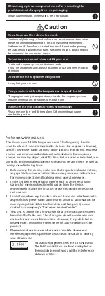 Preview for 3 page of Maxell MXH-BTC14 User Manual