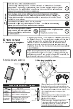 Preview for 2 page of Maxell MXH-TC10 User Manual