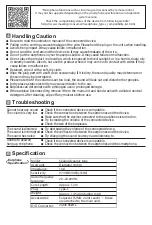 Preview for 3 page of Maxell MXH-TC10 User Manual