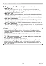 Preview for 12 page of Maxell PJLink MC-WU8460 User Manual