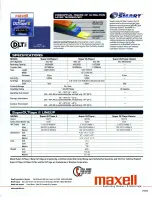 Предварительный просмотр 2 страницы Maxell Super DLT II Specifications