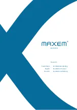 Предварительный просмотр 1 страницы maxem HOME Maxem 5 Installation Manual