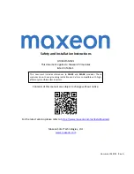 Maxeon MAX3 Safety And Installation Instructions Manual предпросмотр