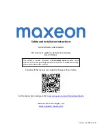 Maxeon SunPower Performance SPR-P6-555-UPP Safety And Installation Instructions Manual preview