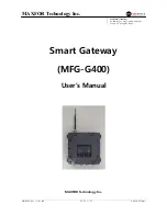 Maxfor MFG-G400 User Manual preview