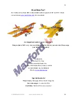 Preview for 16 page of Maxford USA 50" Curtis Jenny ARF Instruction Manual