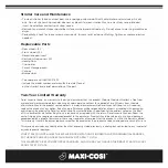 Предварительный просмотр 12 страницы Maxi-Cosi Adorra CV371 User Manual