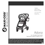 Maxi-Cosi Adorra TR430 User Manual preview