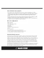 Preview for 24 page of Maxi-Cosi CV308 User Manual