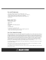 Предварительный просмотр 12 страницы Maxi-Cosi Foray CV053 User Manual