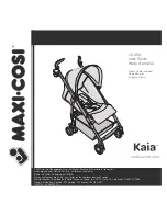 Предварительный просмотр 1 страницы Maxi-Cosi Kaia CV254 User Manual