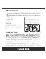 Предварительный просмотр 12 страницы Maxi-Cosi Kaia CV254 User Manual