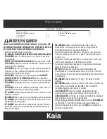 Предварительный просмотр 14 страницы Maxi-Cosi Kaia CV254 User Manual