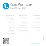 Предварительный просмотр 58 страницы Maxi-Cosi Kore Pro i-Size Manual