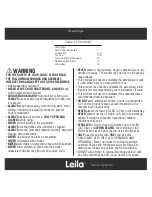 Предварительный просмотр 2 страницы Maxi-Cosi Leila TR177 User Manual