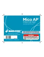 Maxi-Cosi Mico AP Instructions For Use Manual preview