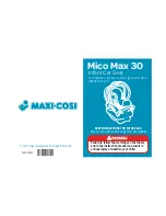 Maxi-Cosi Mico Max 30 Instructions Manual preview