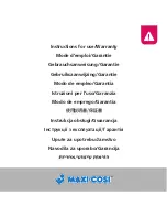 Preview for 5 page of Maxi-Cosi Opal Instructions For Use Manual